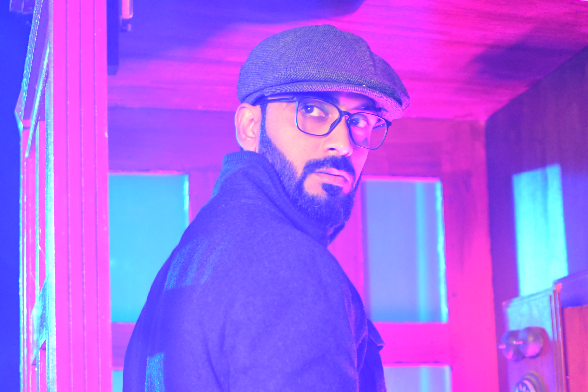 Jishant Malik neon portrait